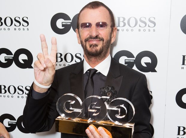 Ringo Starr after winning the Humanitarian award a