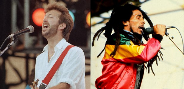 Bob Marley and Eric Clapton