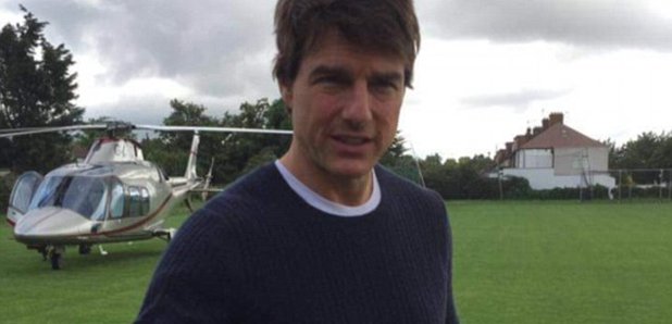 Tom Cruise in a park in Morden